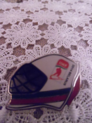 Значок с чм по хоккею 2014 официальный