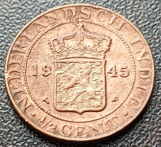 Голландская Ост-Индия 1/2 цента, 1945   ( 1-8-2 )