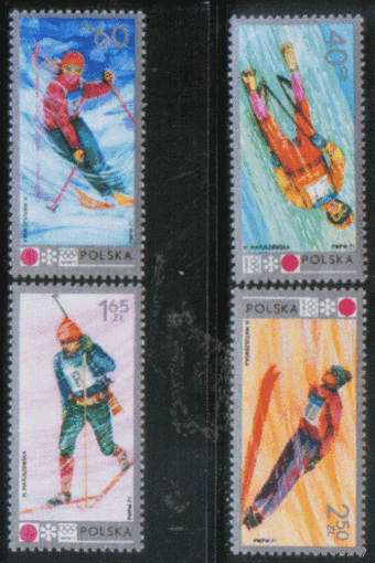 ПЛ. М. 2143/46. 1972. Зимние ОИ в Саппоро. ЧиСт.