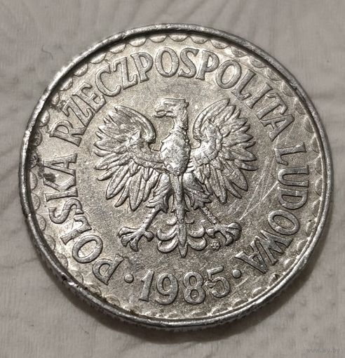 Польша 1 злотый, 1985 (14-3-6)