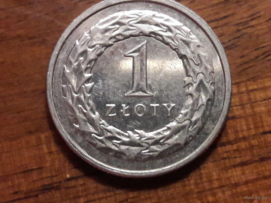 Польша 1 злотый 2016