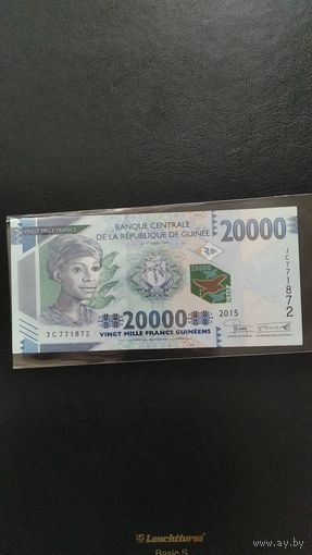 Гвинея 20000 франков, 2015г.