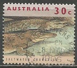 Австралия. Крокодил. 1994г. Mi#1394.