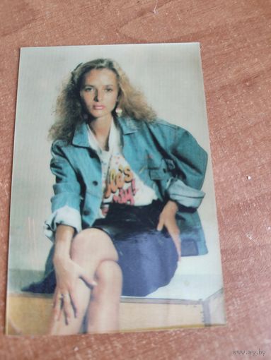 Календарик 1991.Стерио. Актриса О.Фомичева