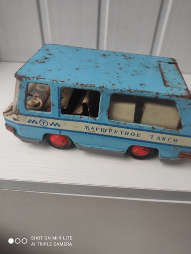 Игрушка СССР машинка такси