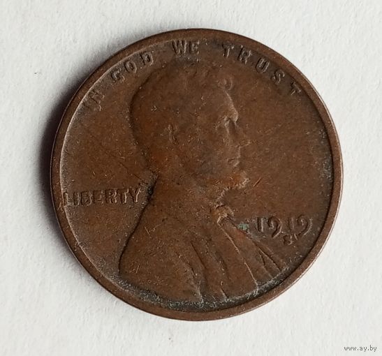 США. 1 цент 1919 г. S
