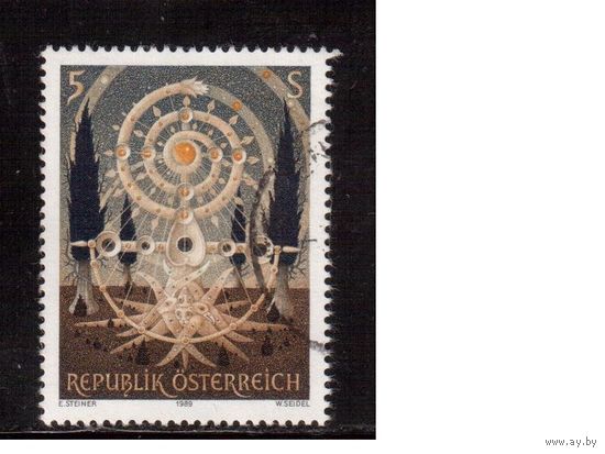 Австрия-1989,(Мих.1972) гаш., Современное Искусство, Живопись