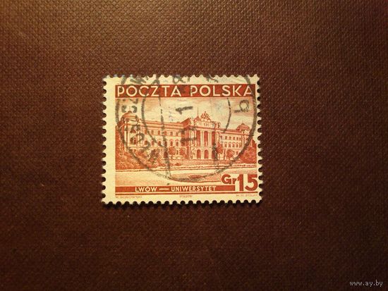 Польша 1937 г.Университет Яна Казимира,Львов ./9а/