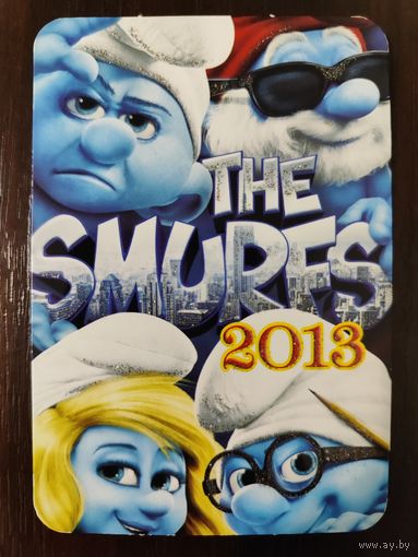 Календарик Смурфики 2013г
