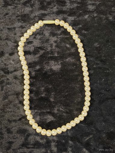 Бусы Чехословакия стекло под жемчуг