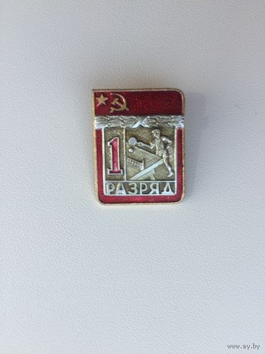 1-й разряд по настольному теннису