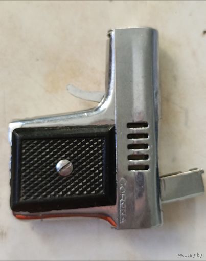 Зажигалка пистолет на запчасти