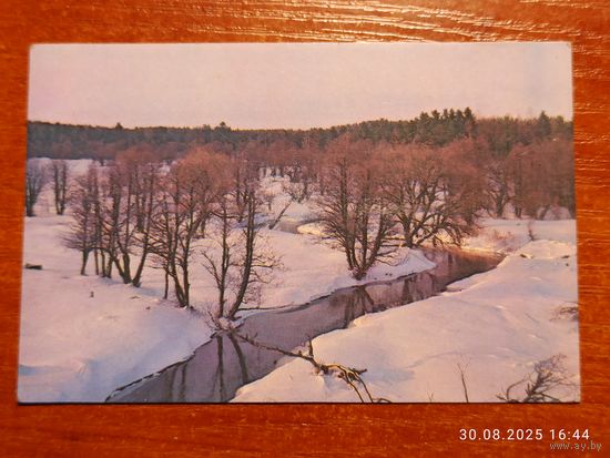 Календарик 1989 Зима