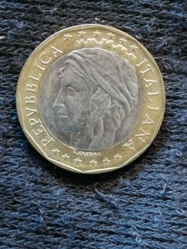 Италия 1000 лир, 1998 год, , KM# 194