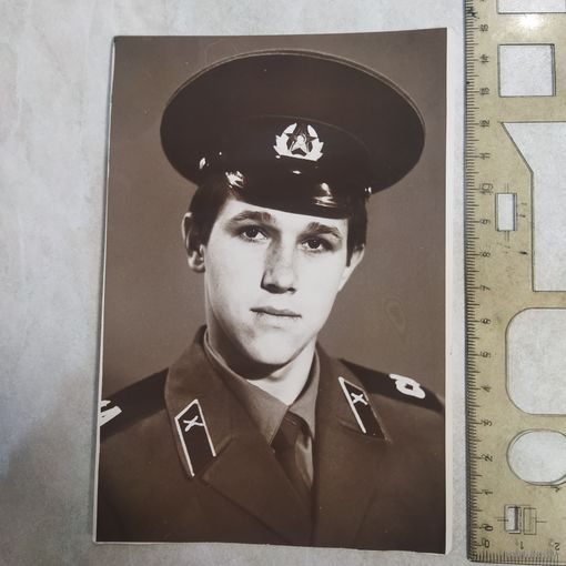 Фотография. Рядовой артиллерии и ПВО СССР. 1980 год.