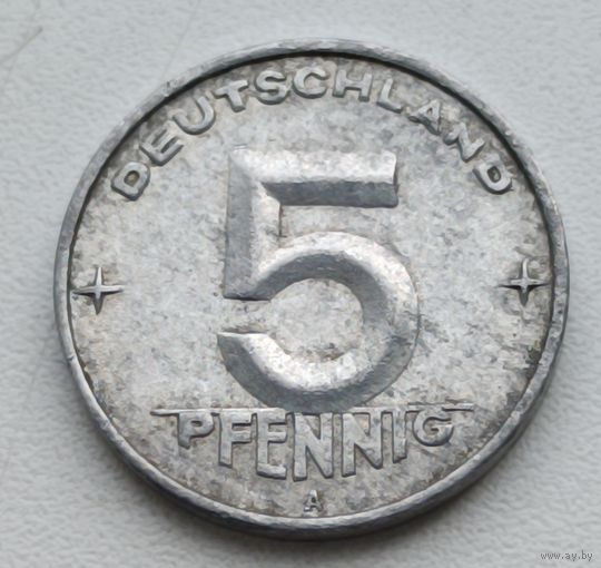 Германия. 5 пфеннигов 1952 года. А.
