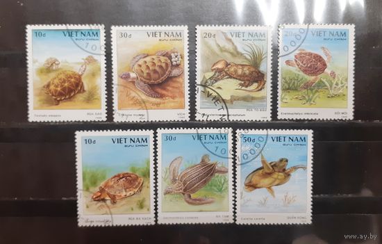 Вьетнам. 1988 год. Фауна. Пресмыкающиеся. Черепахи (1072)