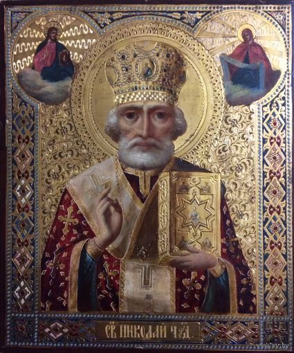 Николай Чудотворец. (Зимний).Мастерская П.П.Удалова. Санкт-П., конец 19ого в.