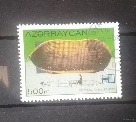 Азербайджан. 1995г. Дирижабли.