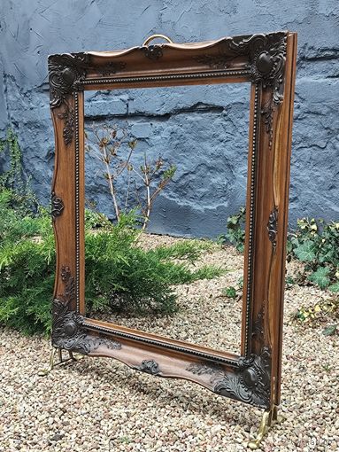 Антикварная Деревянная РАМА в стиле Барокко, Европа Середина 20 века.