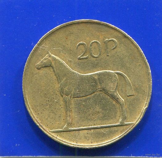 Ирландия 20 пенсов 1986