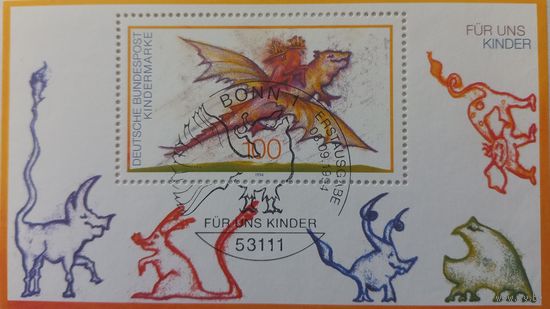 Германия. 1994г. Детский рисунок.
