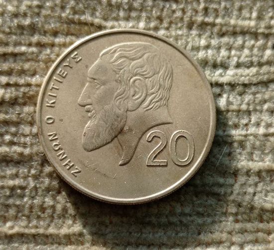 Werty71 Кипр 20 центов 1991