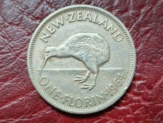 1 флорин Новая Зеландия 1964 г.