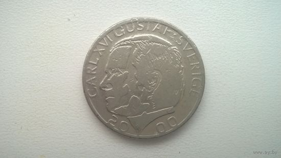 Швеция 1 крона, 2000г. (D-84)