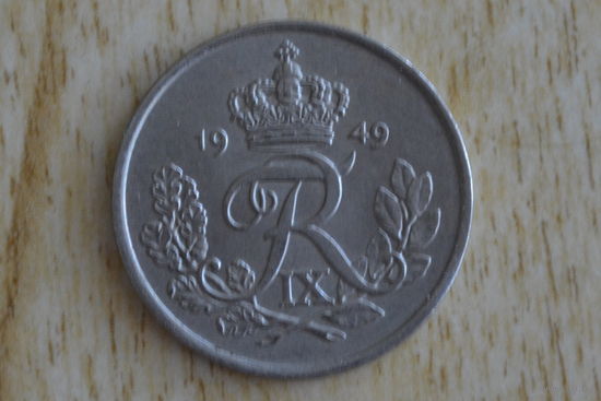 Дания 25 эре 1949