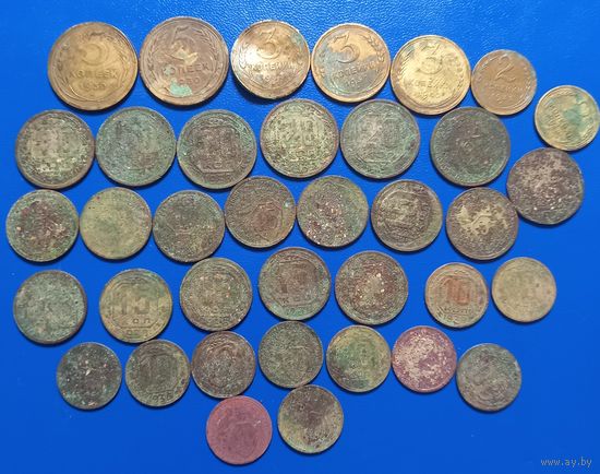 Лот ранних советов , рамки и щетовики 37 шт.