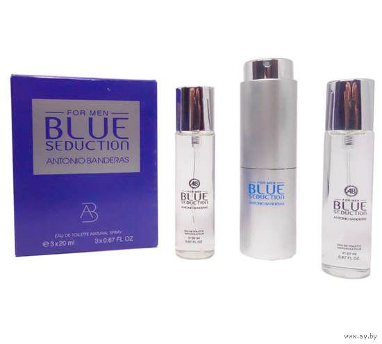 3x20ml Antonio Banderas Blue Seduction For Men