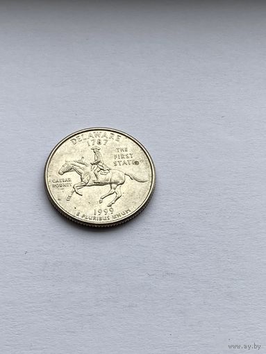 25 центов 1999 г. Делавэр, США
