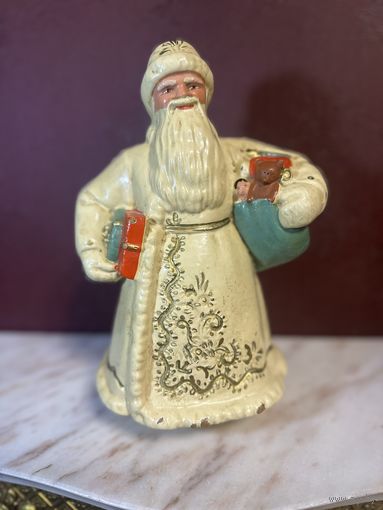 Очень старый Дед Мороз, папье-маше, СССР, много лотов с рубля