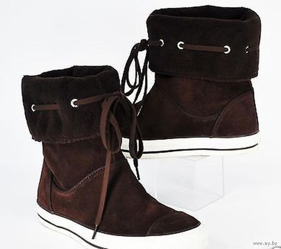CONVERS All Star сапожки из натуральной замши, р.36. Новые