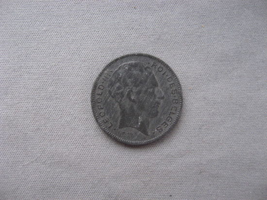 Бельгия 5 франков 1943 год  Леопольд III