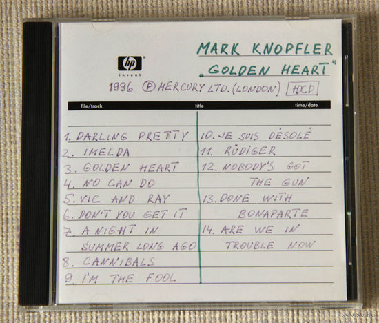 Mark Knopfler "Golden Heart" (Audio CD)