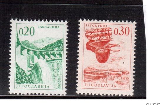 Югославия-1966(Мих.1155-1156)  **  , Стандарт, Техника(полная серия)
