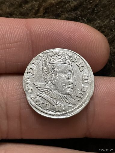 3 гроша 1596 R6 Вильно! Люкс!