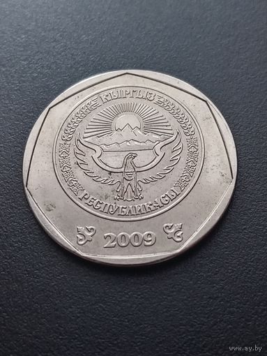 Киргизия 10 сомов 2009 г.
