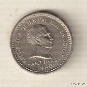 Уругвай 25 сентесимо 1960