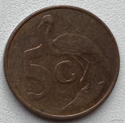 ЮАР 5 центов 1998 г. Цена за 1 шт.