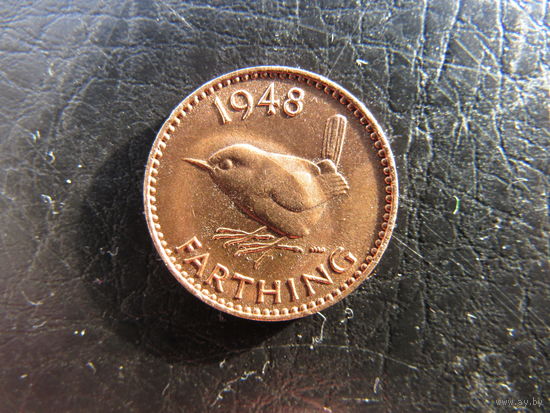 Великобритания. 1 фартинг. 1948 . С 20 копеек. Распродажа коллекции. Смотрите другие лоты.