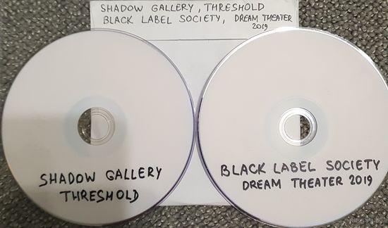 DVD MP3 дискография SHADOW GALLERY, THRESHOLD (Vinyl rip), BLACK LABEL SOCIETY - 2 DVD