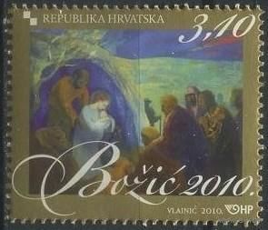 Хорватия 2010 Рождество, Искусство, Религия, Живопись **