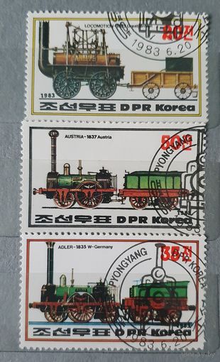КНДР поезда 3шт