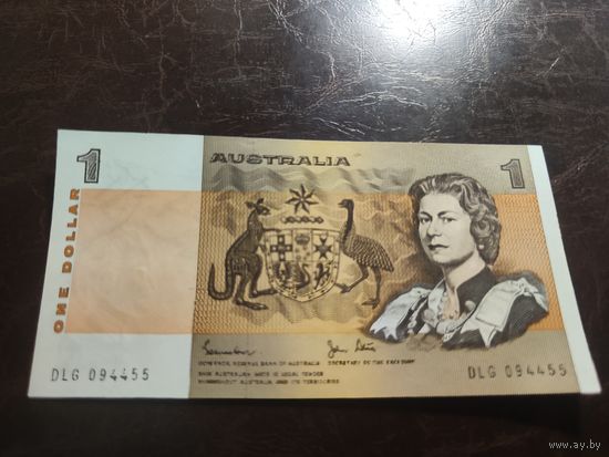 Австралия 1 доллар образца 1974-1983 года UNC  p42d