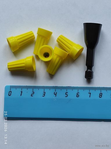 Соединительный зажим СИЗ желтый 2-11мм2, 6 штук с 1 рубля