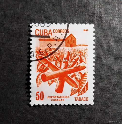 Марка Куба 1982 год Экспорт