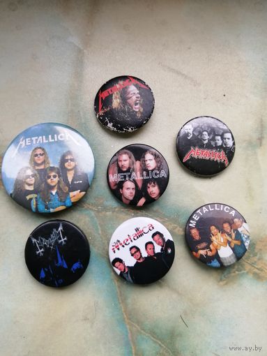 Значки Metallica лотом